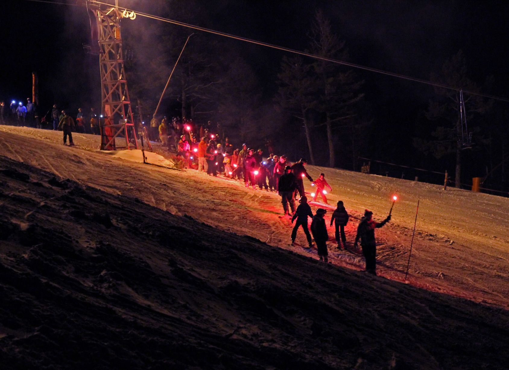 Torchlight parade